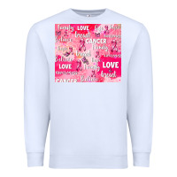 White breast cancer awareness pink Premium Sweatshirt - AdoDesignShop