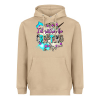 Mushroom i d rather be crafting Heavyweight Hoodie - AdoDesignShop