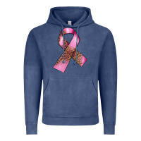 Vintage Denim Breast Cancer ribbon Vintage Hoodie - FaDigitalArtStudio