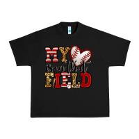 Black my heart is on that field baseball Urban Heavy Tee - Jasminsmagicworld
