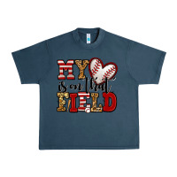 Midnight Navy my heart is on that field baseball Urban Heavy Tee - Jasminsmagicworld