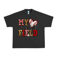 Pigment Black my heart is on that field baseball Urban Heavy Tee - Jasminsmagicworld