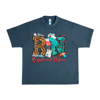 Midnight Navy registered nurse Urban Heavy Tee - OliviaCreatesArt