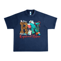 Navy registered nurse Urban Heavy Tee - OliviaCreatesArt