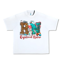 White registered nurse Urban Heavy Tee - OliviaCreatesArt