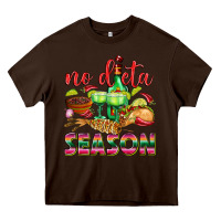 Chocolate Brown No Dieta Season Heavy Core Tee - texasbilliewilder