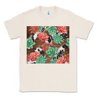 Natural succulents and cowhide Classic Tee - TumblerDesignByShophia