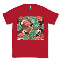 Red succulents and cowhide Classic Tee - TumblerDesignByShophia