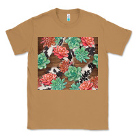Toasted Coconut succulents and cowhide Classic Tee - TumblerDesignByShophia