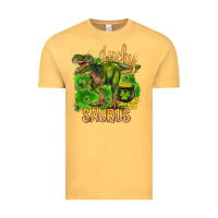 Vintage Mustard St. Patrick's day lucky Saurus Vintage Tee - HowdyJamesFarm