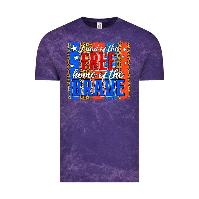 Land Of The Free Th Of July Brushstroke Vintage Tee by Jasminsmagicworld | Teevron