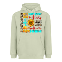 Matcha sunflower sunshine Heavyweight Hoodie - AdoDesignShop