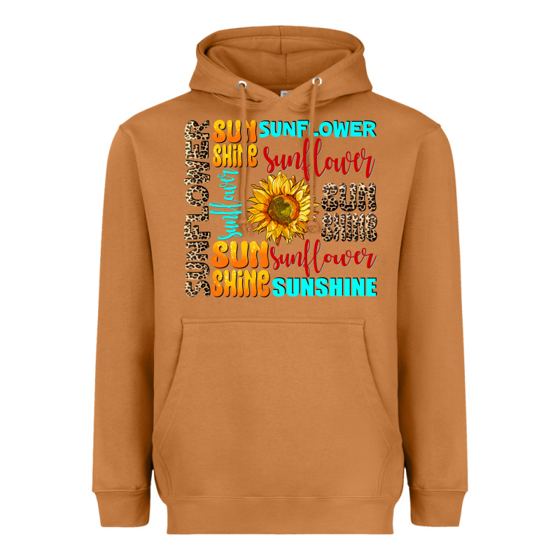 Sunflower Sunshine Heavyweight Hoodie by AdoDesignShop | Teevron