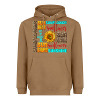 Toasted Coconut sunflower sunshine Heavyweight Hoodie - AdoDesignShop