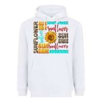 White sunflower sunshine Heavyweight Hoodie - AdoDesignShop