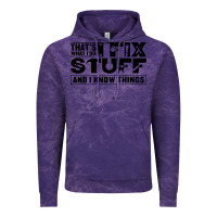 Cloud Purple that's what i do i fix stuff and i know things funny Vintage Hoodie - maiPhamDesign