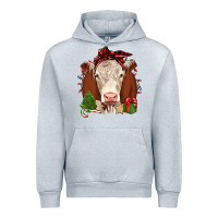 Heather Grey Christmas Hereford Urban Hoodie - JahusDesignShop