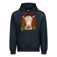 Navy Christmas Hereford Urban Hoodie - JahusDesignShop