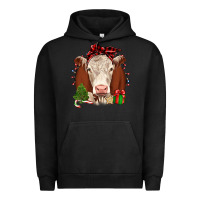 Pigment Black Christmas Hereford Urban Hoodie - JahusDesignShop