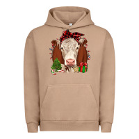 Pigment Burro Christmas Hereford Urban Hoodie - JahusDesignShop