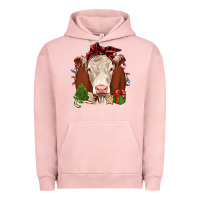 Pigment Salmon Christmas Hereford Urban Hoodie - JahusDesignShop