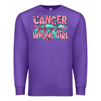 Purple cancer pick up the wrong girl Premium Sweatshirt - AdoDesignShop