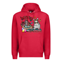 Cardinal Bunny mama Premium Hoodie - CowhideDigitalArt