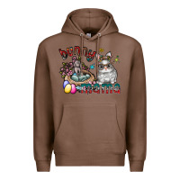 Chestnut Bunny mama Premium Hoodie - CowhideDigitalArt