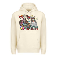 Sandshell Bunny mama Premium Hoodie - CowhideDigitalArt