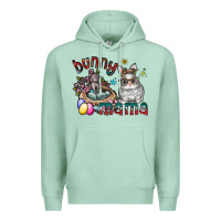 Seafoam Bunny mama Premium Hoodie - CowhideDigitalArt