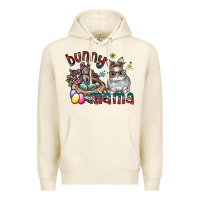 Tofu Bunny mama Premium Hoodie - CowhideDigitalArt