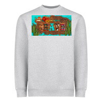 Brave Turquoise Leopard Cactus And Floral Arrow Licanse Plate Heavyweight Sweatshirt | Teevron