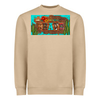 Mushroom brave turquoise leopard cactus and floral arrow licanse plate Heavyweight Sweatshirt - Artiststas