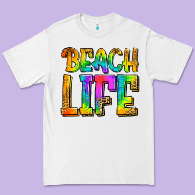 Beach Life Premium Tee Designed By Jasminsmagicworld
