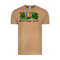 Vintage Camel Peace love St. Patrick's Day Vintage Tee - CowGirlArtShop