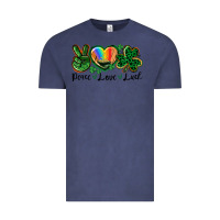 Vintage Denim Peace love St. Patrick's Day Vintage Tee - CowGirlArtShop