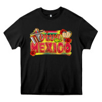 Black Viva Mexico Heavy Core Tee - texasbilliewilder