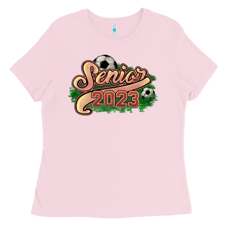 Senior 2023 Soccer Ladies Tee by HowdyJamesFarm | Teevron