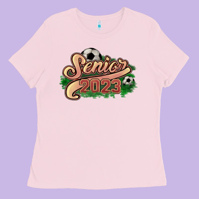 Senior 2023 Soccer Ladies Tee Designed By Howdyjamesfarm