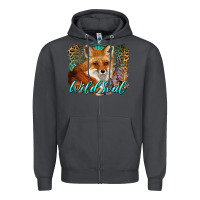 Smoke wild soul fox with dream catcher Zipper Hoodie - BarkalooDesign
