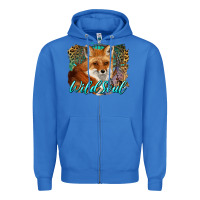 True Royal wild soul fox with dream catcher Zipper Hoodie - BarkalooDesign