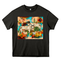 Asphalt fall charolais bulls Heavy Core Tee - RanaPortraitStore