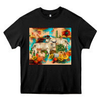 Black fall charolais bulls Heavy Core Tee - RanaPortraitStore