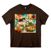 Fall Charolais Bulls Heavy Core Tee | Teevron