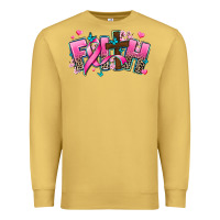 Antique Gold cancer faith cross Premium Sweatshirt - AdoDesignShop