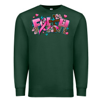 Sports Green cancer faith cross Premium Sweatshirt - AdoDesignShop
