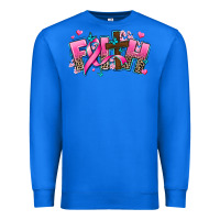 True Royal cancer faith cross Premium Sweatshirt - AdoDesignShop