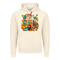 Vintage Artic Thanksgiving Frappe Coffee Vintage Hoodie - FaDigitalArtStudio