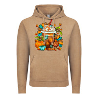 Vintage Coffee Thanksgiving Frappe Coffee Vintage Hoodie - FaDigitalArtStudio