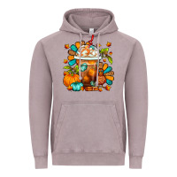 Vintage Zinc Thanksgiving Frappe Coffee Vintage Hoodie - FaDigitalArtStudio
